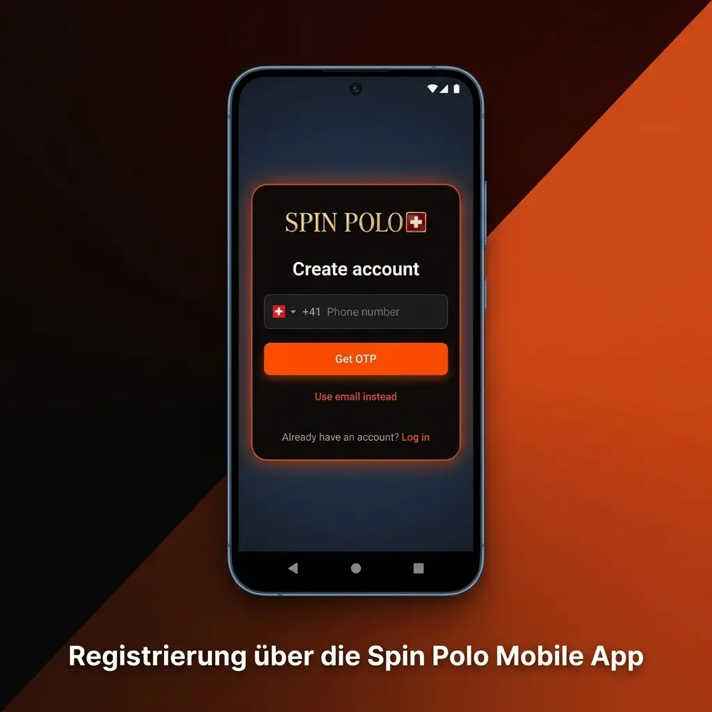 Spin Polo Mobile App Registrierung – Konto erstellen auf Android und iOS in wenigen Schritten