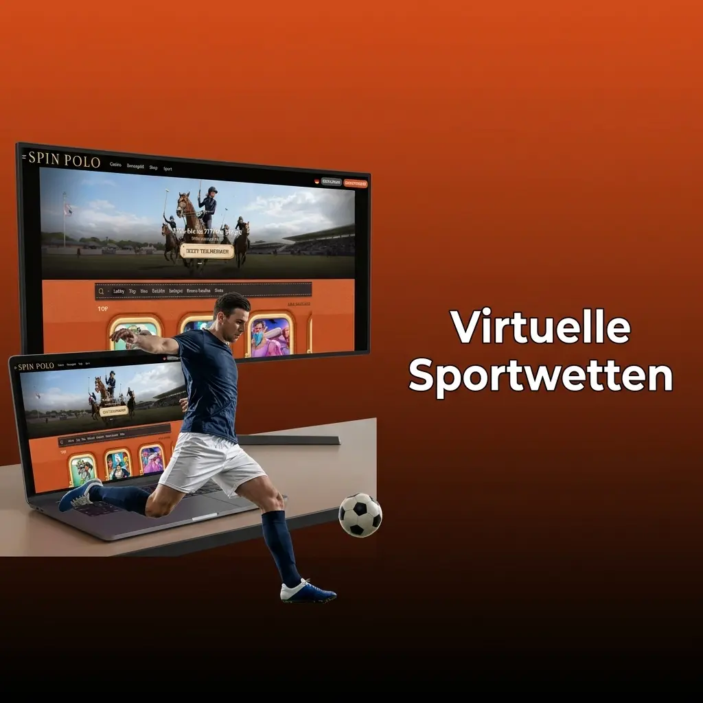Virtuelle Sportwetten auf Spin Polo: Fussball, Pferderennen, Hunderennen und Motorsport rund um die Uhr verfügbar