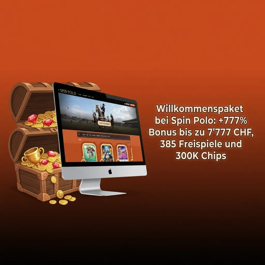 Spin Polo Willkommenspaket: +777% Bonus bis 7'777 CHF, 385 Freispiele und 300K Chips für neue Spieler